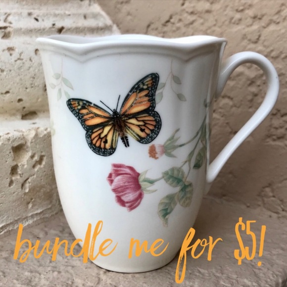 Lenox Other - Lenox BUTTERFLY 🦋 Meadow MONARCH Mug